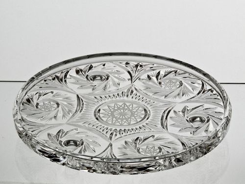 serwis obiadowy, Tortownica kryształowa 29 cm - 1381